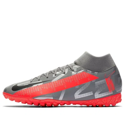 NIKE Nike Mercurial Superfly 7 Academy TF Turf 'Grey Red'