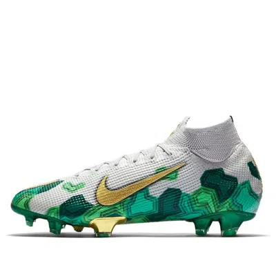 NIKE Nike Mercurial Superfly 7 Elite SE FG 'Grey Electro Green Gold'