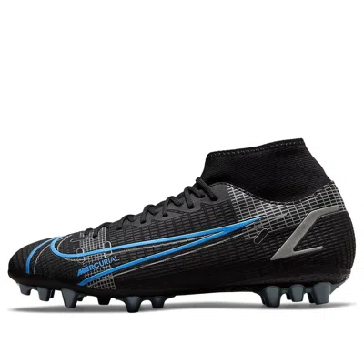 NIKE Nike Mercurial Superfly 8 Academy AG Artificial Grass 'Black Blue'