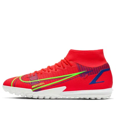 NIKE Nike Mercurial Superfly 8 Academy TF Turf 'Red Neon Green'