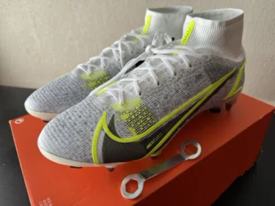 NIKE NIKE MERCURIAL SUPERFLY 8 ELITE SG PRO ‘SAFARI PACK’ DD3688-108 MEN’S 12 NO-LID