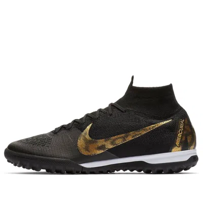 NIKE Nike Mercurial SuperflyX 6 Elite TF Turf 'Black Gold'