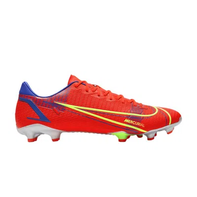 NIKE MERCURIAL VAPOR 14 ACADEMY FG MG 'BRIGHT CRIMSON INDIGO BURST'