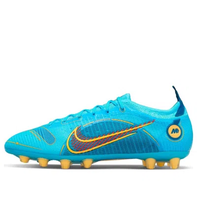 NIKE Nike Mercurial Vapor 14 Elite HG Hard Ground Soccer Shoes Blue