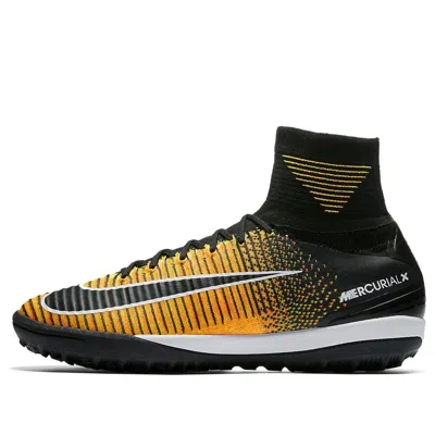 NIKE Nike MercurialX Proximo II DF TF 'Black Yellow'