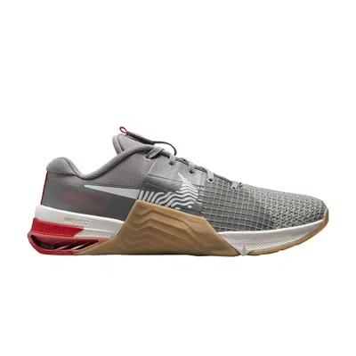 NIKE METCON 8 'FLAT PEWTER LIGHT CRIMSON'