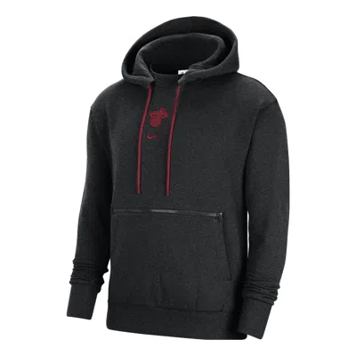 NIKE Nike Miami Heat Courtside Hoodie 'Black'