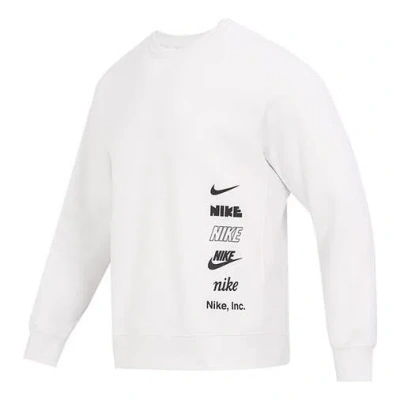 NIKE NIKE Multi-label Logo Sweaters 'White'