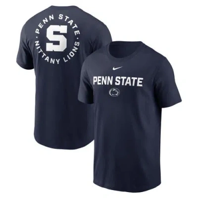 NIKE NIKE NAVY PENN STATE NITTANY LIONS CAMPUS 2-HIT T-SHIRT