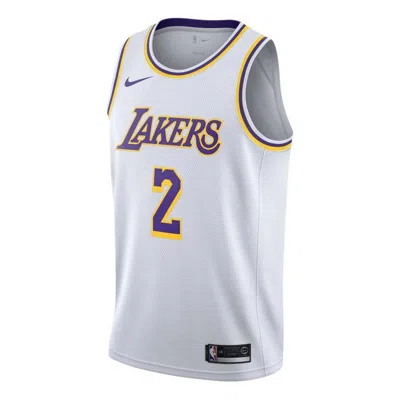 NIKE Nike NBA Basketball Jersey/Vest Los Angeles Lakers Lonzo Ball 2 White