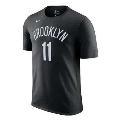 NIKE Nike NBA Brooklyn Nets Kyrie Irving Basketball Sports Printing Round Neck Short Sleeve Black