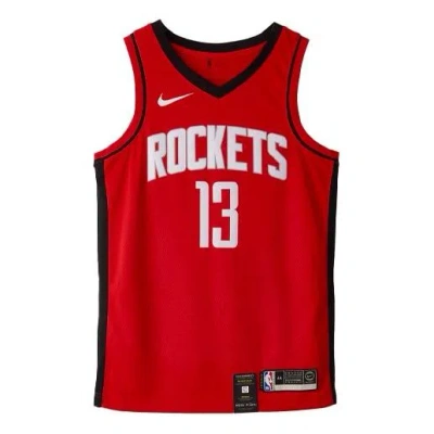 NIKE Nike NBA Casual Sports Basketball Jersey SW Fan Edition 19-20 Season Houston Rockets No. 13 Red