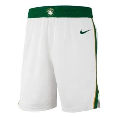 NIKE Nike NBA City Edition Swingman Boston Celtics Shorts White Green