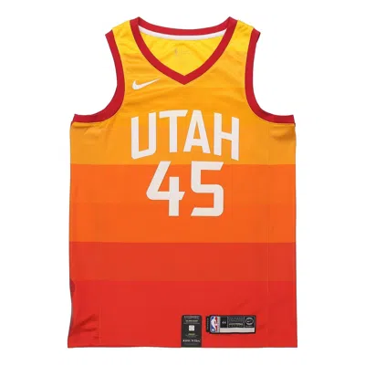 NIKE Nike NBA City limited SW Fan Edition 19-20 Season Utah Jazz 4 No. 5 Basketball Jersey/Vest Orange