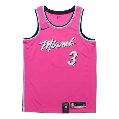 NIKE Nike NBA Dwyane Wade Miami Heat City Edition Swingman Jersey Pink