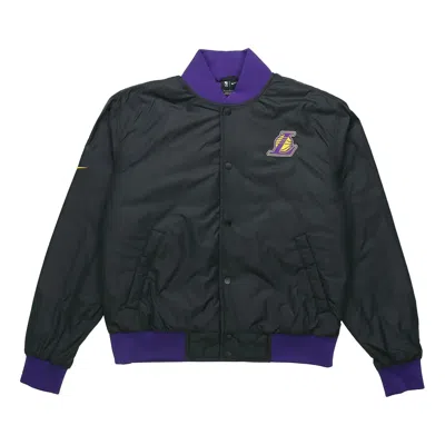 NIKE Nike NBA Los Angeles Lakers Basketball Sports Logo Jacket Purple