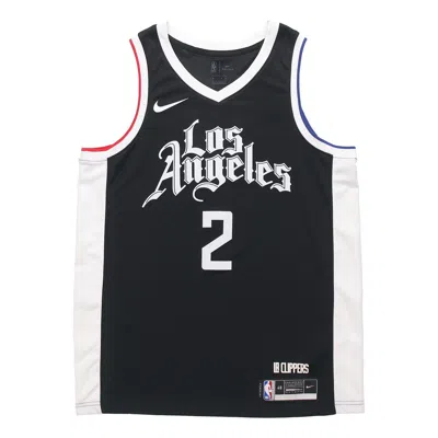 NIKE Nike NBA Sports Quick Dry Basketball Jersey/Vest SW Fan Edition Los Angeles Clippers Leonard 2 Black