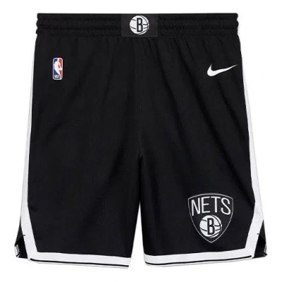 NIKE Nike NBA SW 19-20 Brooklyn Nets Icon Edition Swingman Shorts Black