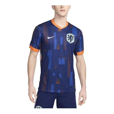 NIKE Nike Netherlands 24/25 Stadium Away Replica Soccer Jersey 'Blue Orange'