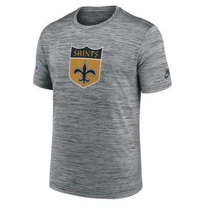 NIKE NEW ORLEANS SAINTS SIDELINE VELOCITY  MEN'S DRI-FIT NFL T-SHIRT