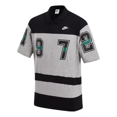 NIKE Nike NSW GCEL Polo Shirt 'Black Grey'