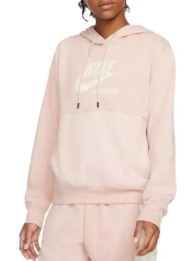 NIKE NSW HERITAGE "LIGHT PINK" FLEECE HOODIE