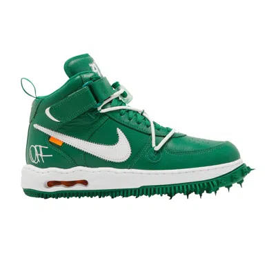 NIKE OFF-WHITE X AIR FORCE 1 MID SP LEATHER 'PINE GREEN'