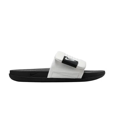 NIKE OFFCOURT ADJUST SLIDE 'WHITE BLACK'