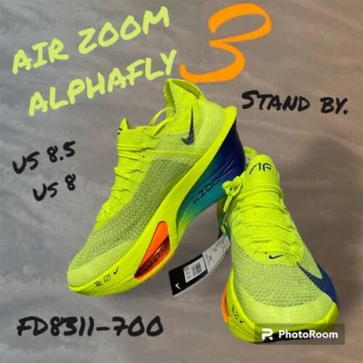 NIKE OUT OF STOCK IN JAPAN SIZE 8 &8.5- NIKE AIR ZOOM ALPHAFLY NEXT% 3 VOLT