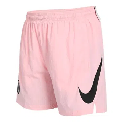 NIKE Nike Paris Saint-Germain Contrasting Colors Logo Printing Sports Shorts Pink