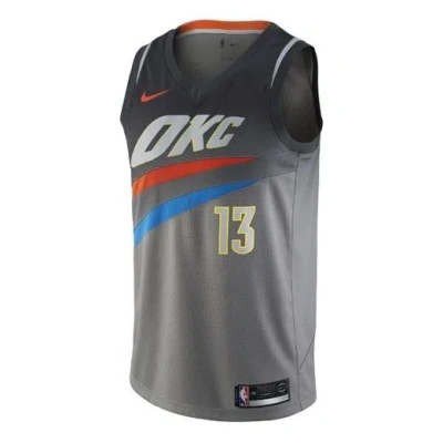 NIKE Nike Paul George City Edition Swingman Jersey 13 Gray