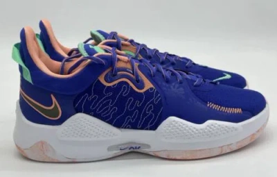 NIKE NIKE PG 5 LA DRIP BASKETBALL SHOES CW3143-400 SIZE 13M/14.5W