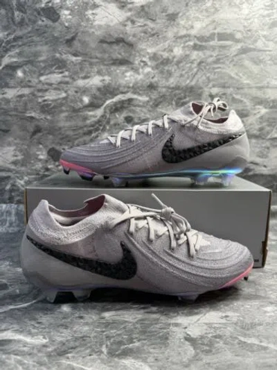 NIKE NIKE PHANTOM GX 2 ELITE FG LOW SOCCER CLEATS - (FQ8179-001) MEN SIZE 8.5