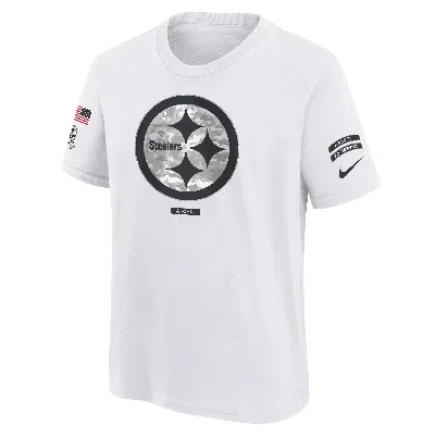 NIKE PITTSBURGH STEELERS SALUTE TO SERVICE PRIMARY EDGE LEGEND BIG KIDS'  DRI-FIT NFL T-SHIRT