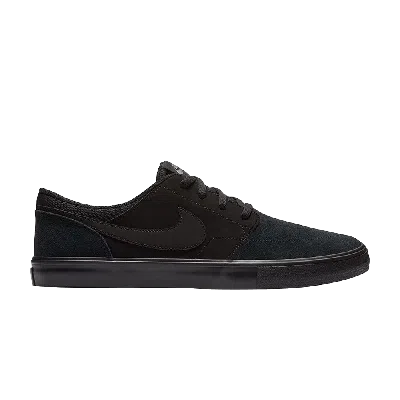 NIKE PORTMORE 2 SOLAR SB 'TRIPLE BLACK'