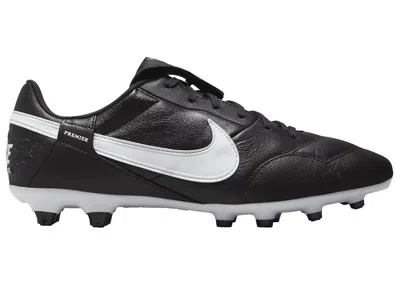 NIKE PREMIER 3 FG SNEAKERS IN BLACK/WHITE