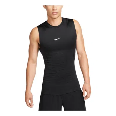 NIKE Nike Pro Dri-FIT Tight Sleeveless Workout Top 'Black'