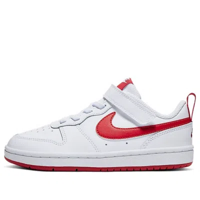 NIKE (PS) Nike Court Borough Low 2 Sneakers Red/White