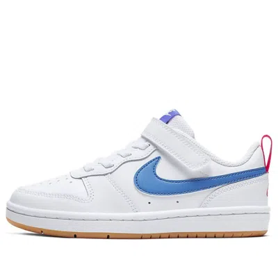 NIKE (PS) Nike Court Borough Low 2 'White Pacific Blue'