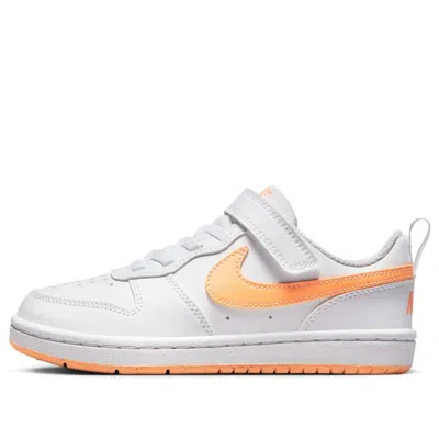 NIKE (PS) Nike Court Borough Low Recraft 'White Orange'