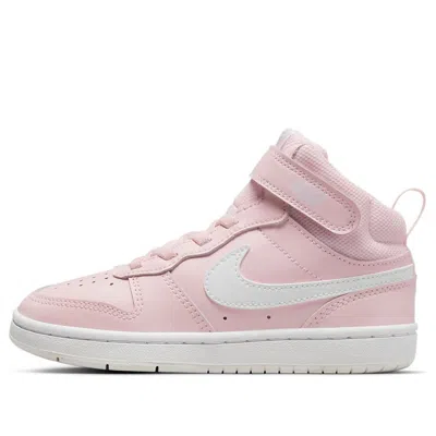 NIKE (PS) Nike Court Borough Mid 2'Pearl Pink White'