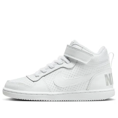 NIKE (PS) Nike Court Borough Mid-Top Sneakers White