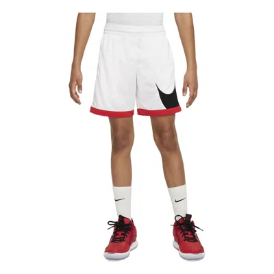 NIKE (PS) Nike Dri-FIT Basketball Shorts 'White Black Red'