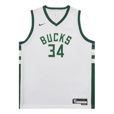 NIKE (PS) Nike Milwaukee Bucks Giannis Antetokounmpo Jerseys 'White'