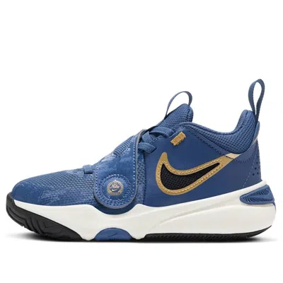 NIKE (PS) Nike Team Hustle D 11 'Mystic Navy Metallic Gold'