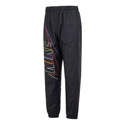 NIKE Nike Rainbow Logo Pants 'Black'