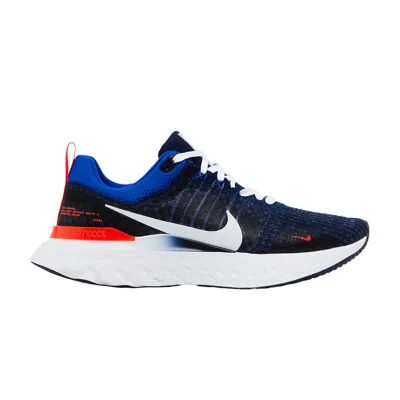 NIKE REACT INFINITY RUN FLYKNIT 3 'COLLEGE NAVY BRIGHT CRIMSON'