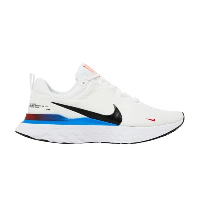 NIKE REACT INFINITY RUN FLYKNIT 3 'WHITE PHOTO BLUE RED'