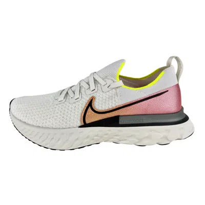 NIKE NIKE REACT INFINITY RUN FLYKNIT WEISS/PINK HERREN NEUTRAL-LAUFSCHUHE CD4371-004