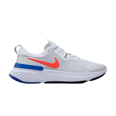 NIKE REACT MILER 'PURE PLATINUM BRIGHT CRIMSON'